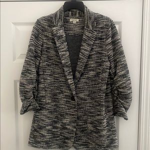 Black and White Tweed Blazer